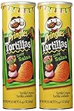 Pringles Tortillas Zesty Salsa Potato Chips-Limited Time Only (Pack of 2)