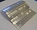 FLEXIPIXTILE, Modern Aluminum Mosaic Tile, Peel & Stick, Backsplash,Accent Wall,1 sq.ft.,Frozen