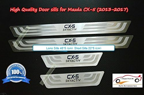Door Sills Panel Scuff Plate Kick Step Protect 2013-2017
