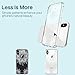 MASCHERI hui-363 for iPhone X Case, [Zen Series] Scratch Resistant [White Henna Mandala Floral Lace Design] TPU Bumper Clear Back Panel Hybrid Protective Case Cover for Apple iPhone X - Clear