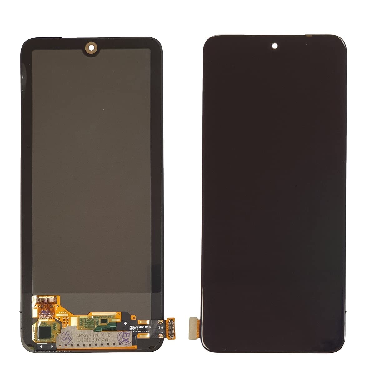 Smartex® LCD Display compatible with Xiaomi Redmi Note 10 4G (M2101K7AI - M2101K7AG) (Color Black, No frame)