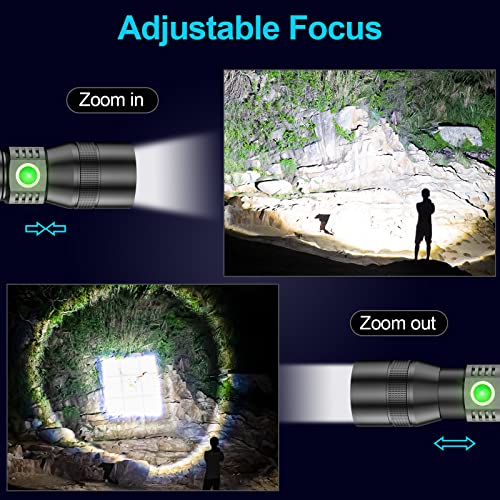 UV Flashlight Black Light, 2 Pack 3 in 1 Super Bright Small