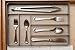KD Organizers 6-Slot Large Mesh Drawer Organizer: Use as kitchen silverware or cutlery tray, desk drawer dividers for office supplies, bathroom accessories holder and more!