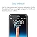iPhone 7 Tempered Glass, VIFLYKOO Screen Protector Glass 9H Hardness Scratch Proof Ultra-thin High Definition HD Ultra Clear 2.5D Rounded Edge Protective Film for 4.7