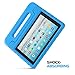MoKo Case for Fire HD 10 Tablet (7th and 9th Generation, 2017 and 2019 Release) 10”, Kids Shock Proof Convertible Handle Light Weight Super Protective Stand Cover Case for Fire HD 10, Blue