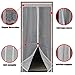 Magnetic Screen Door with Heavy Duty Mesh & Full Frame Stickers,Aopet Hands Free Mesh Curtain,Magic Breeze Door Net, Keep Bugs Out Fly Screen 35