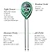XIYIXIFI Soil pH Meter, 3 in 1 Soil Test Kit for Moisture, Light & pH for Garden, Lawn, Farm, Plants, Herbs and Indoor & Outdoor Plants Soil Tester, Accurate & Easy Read Indicator (No Battery Needed)