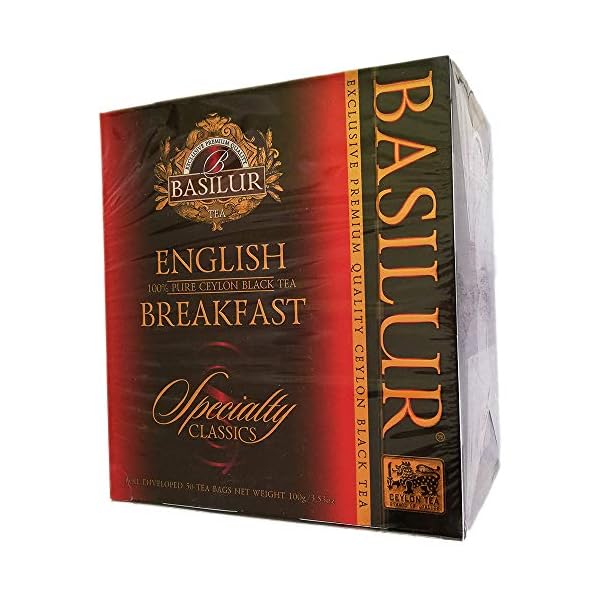 Basilur schwarzer Tee Specialty Classics 50 Teebeutel Schwarztee black tea