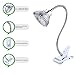LED Plant Grow Light by SKENOY, Superior 7W Power, Strong Spring Clamp, Flexible 360 Degree Neck, Wide Illumination, Focused Wavelengths for Plant Development, Perfect for Hydroponic Indoor Planting