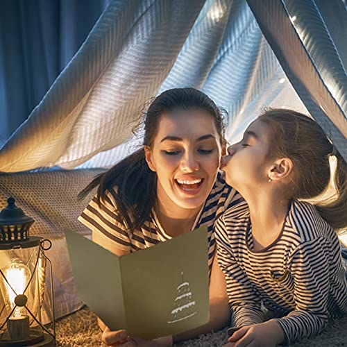 Auto-Play Birthday cards 3D Pop Up Changeable Colors Birthday Cards for Women Men LED Light and Music Funny Birthday card Happy birthday card for Mom Wifi Girls Boys Friends