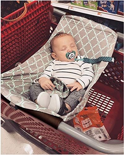 Baby Shopping Cart Hammock, Cart Cover for Newborn,Toddler and Twins, Grey
