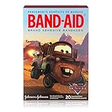 Band-Aid Brand Adhesive Bandages Featuring Disney-Pixar Cars For Kids, Assorted Sizes, 20 Count(Pack Of 6)
