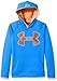 Under Armour Boys' Armour Fleece Big Logo Hoodie,Mako Blue (983)/Magma Orange, Youth Medium