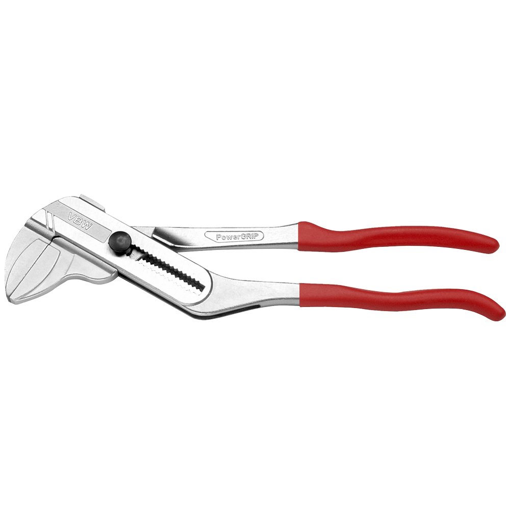 VBW 180315 "Power Grip" Plier Wrench, Red/Silver, 300 mm โ image 1