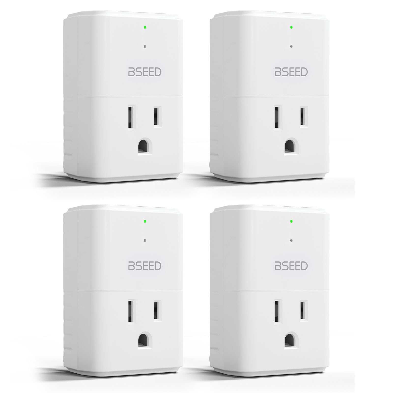 Photo 1 of [ETL Listed] BSEED 1800W Single Outlet Mini Surge Protector for Refrigerators, PC, TV, Xbox Series X, PS5 and Home Appliances, Wall Surge Protector with LED Indicators,15A, 4 Pack