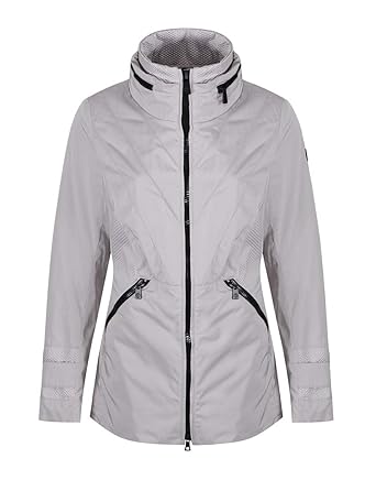Creenstone with Packaway Hood Womens Jacket 12 Reg Pebble