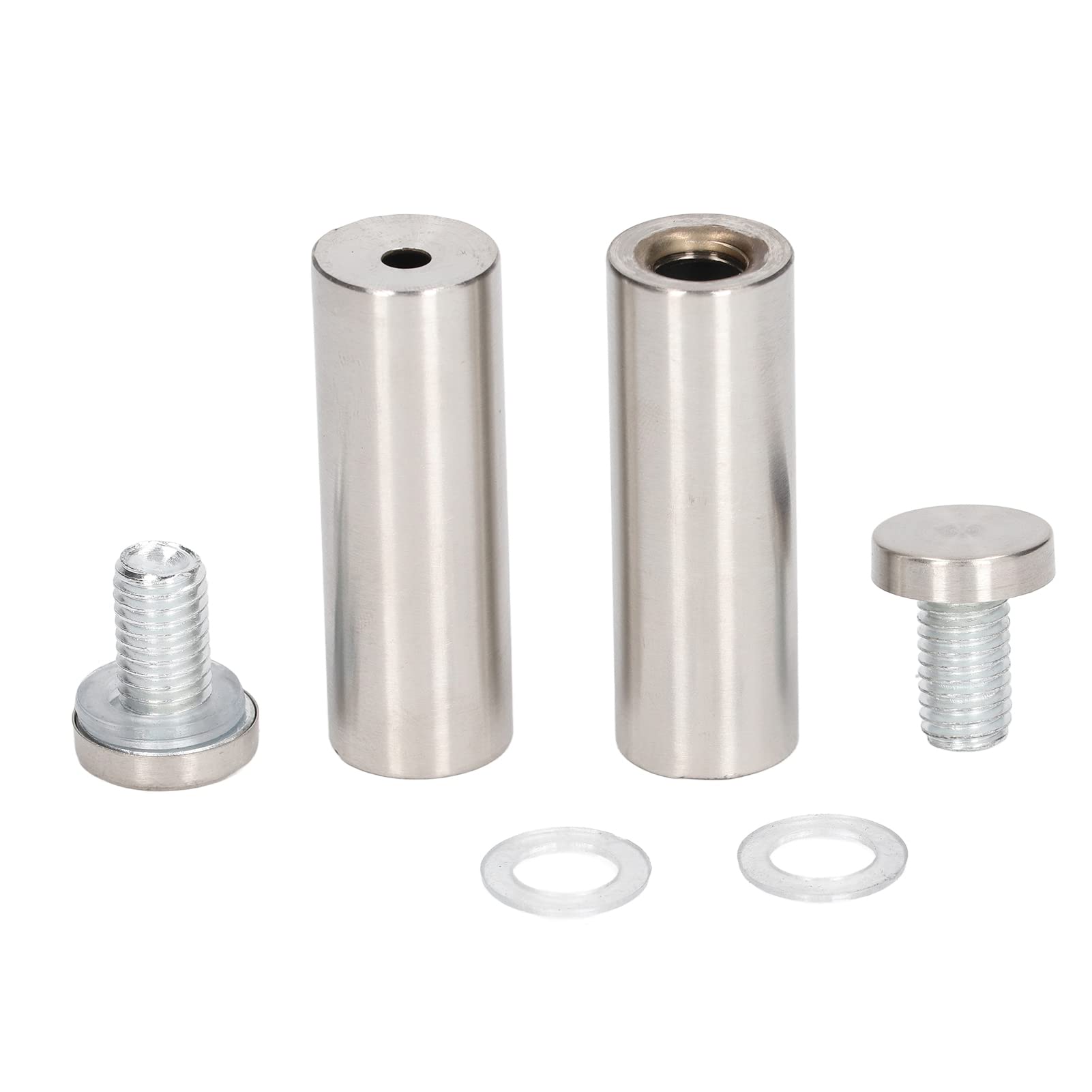 Glass fitting, weight resistant advertising screw set, easy to install, anti-rust and anti-corrosion 12 sets for restaurants 19x60mm