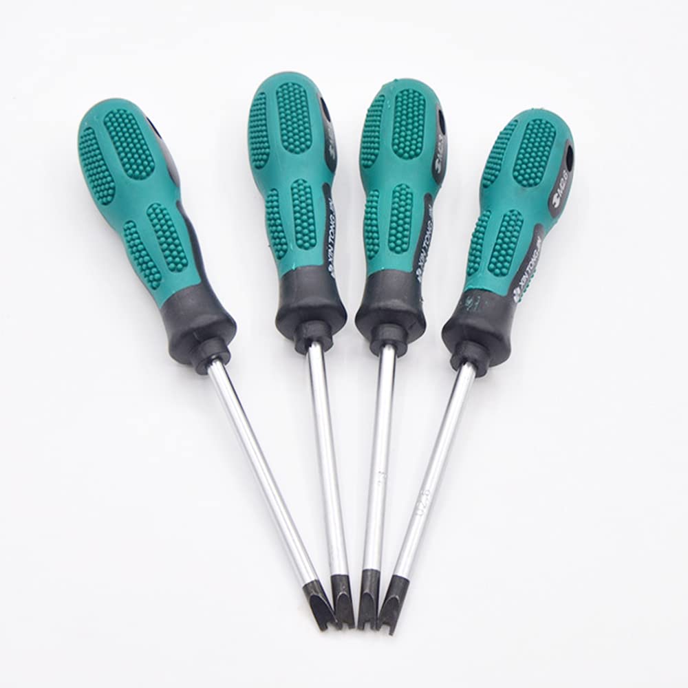 Fongmore 4 Pcs U-Type Screwdriver Set 16CM Length U1.7 U2.0 U2.3 U2.6 Non-Slip Screwdriver Kit Precision with Magnetic Multifunctional Hand Tool