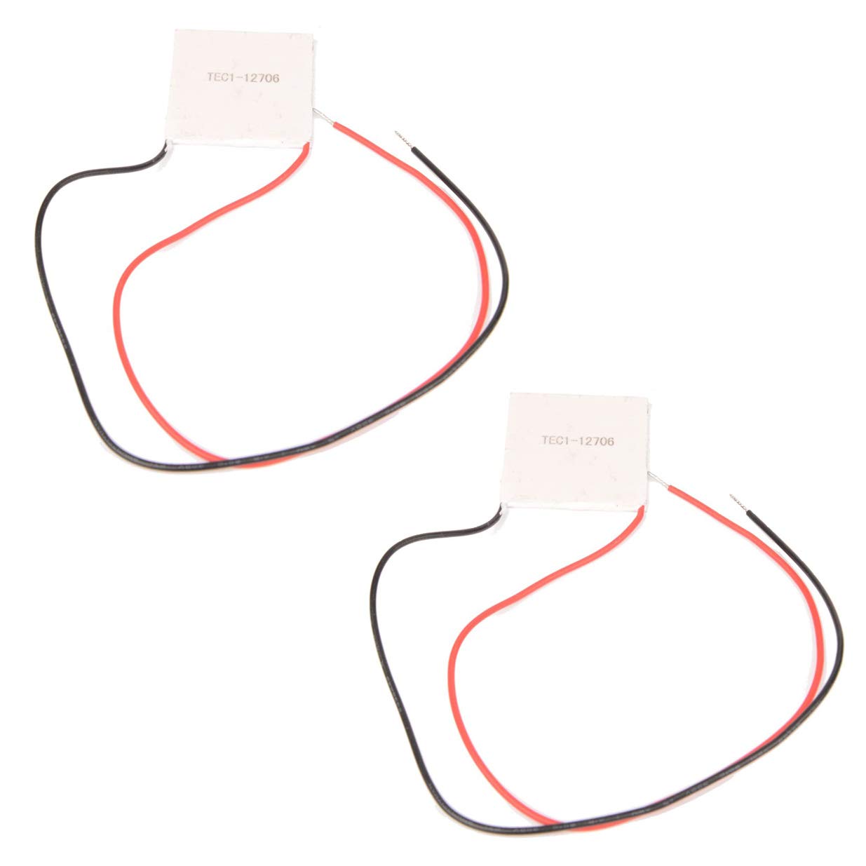 Youmile 2PCS TEC1-12706 12V 60W Heatsink Thermoelectric Cooler Cooling Peltier Plate Module 12V 6A