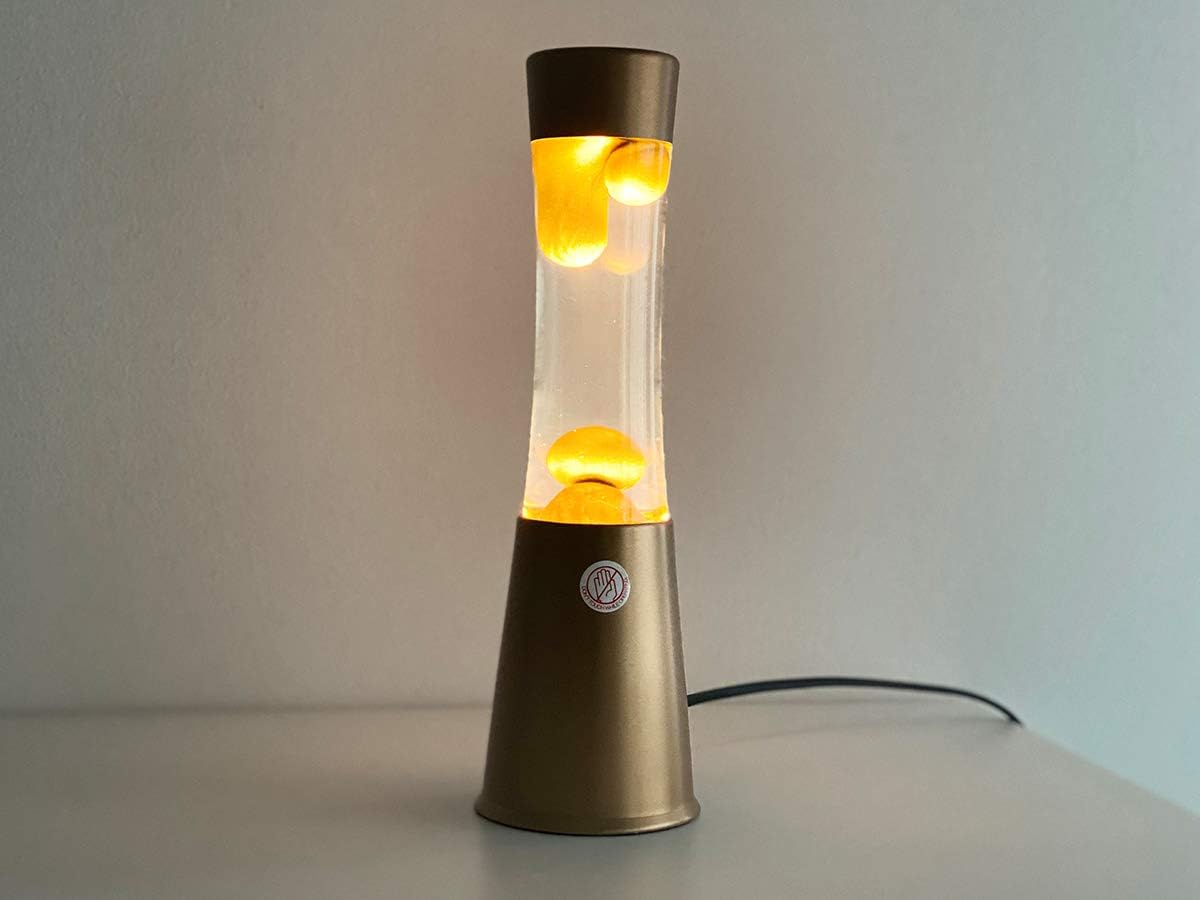ITotal Lava Lamp Magma/Lava Lamp Metallic Colors (Gold) Amazon.it