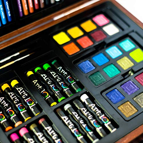 Art 101 142-Piece Wood Art Set (Renewed)