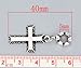 Sexy Sparkles Charms for bracelets spacers Cross Dangling European Compatible Style