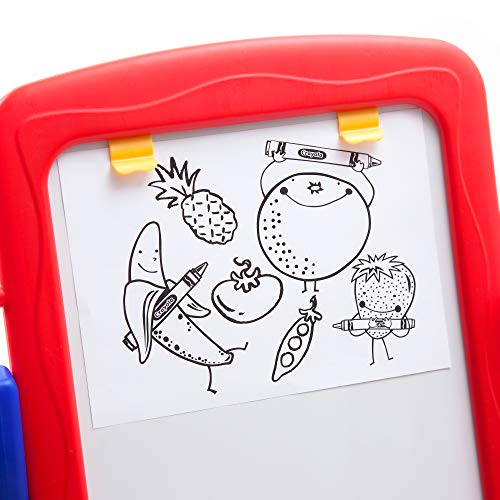 Crayola Qwikflip 2Sided Easel, with Chalkboard, DryErase