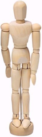 Amazon Com Mexud Wooden Manikin Mannequin Moveable Limbs Human Figure Art Drawing Sculpting Model 14cm