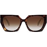 SOJOS Large Oversized Polarized Sunglasses for Women, Big Designer Womens Trendy Square Shades SJ2205