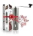 Manual Coffee Grinder,Ceramic Burr,Stainless Steel, Perfect for Camping, By KitchenV. Get Yours NOW!