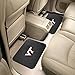 FANMATS 12393 NCAA Virginia Tech Hokies Back Row Utility Car Mats - 2 Piece Set, 14in. x 17in., All Weather Protection, Universal Fit, Deep Resevoir Design, Molded Team Logo