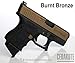  Burnt Bronze C-148 Air Cure, MSI Ceramic Firearm Paint Bundle, includes 6 items: 45ml Ceramic Paint, Strainer, Gloves, Hanging hook, instructions and link to MSI instructional video.