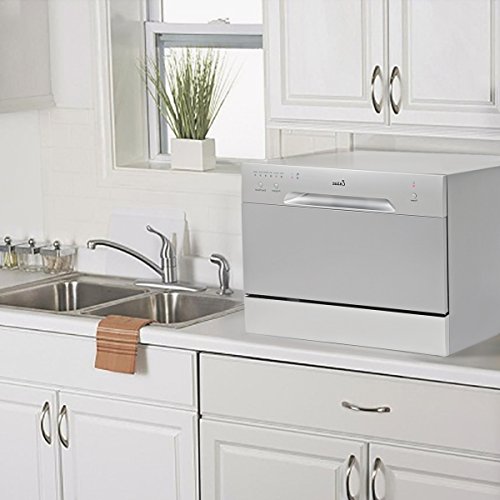 Ensue Countertop Dishwasher Portable Compact Dishwashing Machine Silver - Thumbnail 5