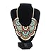 Miraculous Garden Jewelry for Women Girls, Vintage Silver/Gold Ethnic Tribal Boho Necklace Turquoise Beads Bohemian Necklace (Antique Gold)