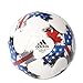 adidas Performance MLS Glider Mini Soccer Ball, White/Red/Blue, Size 1