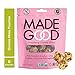 MadeGood Strawberry Granola Minis, 6 Pouches (3.5 oz/ea) Granola Clusters Made with Crunchy Oats and Juicy Strawberries; Convenient, Individually-Wrapped Portions; Allergy-Friendly, School-Safe Snack