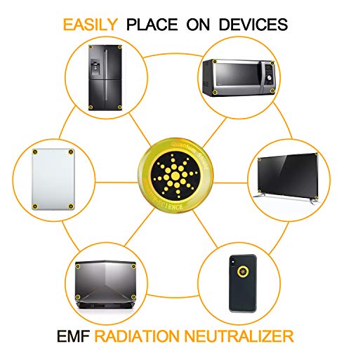 image for DOTSOG EMF 6 pcs Protection Cell Phone Sticker, EMR Blocker Neutralize