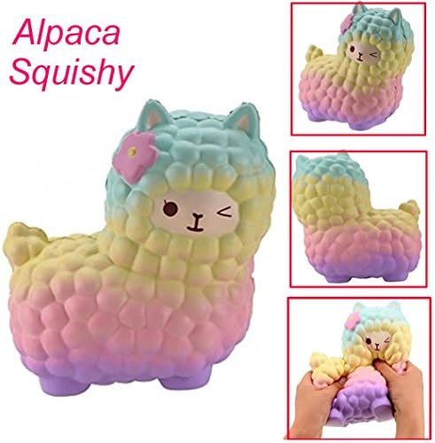 Sopety Jumbo Sheep Squishy Cute Alpaca Galaxy Super Slow Rising Scented Fun Animal Toys