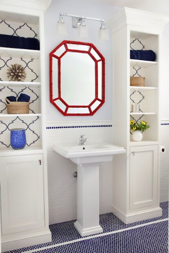12x12 Cobalt Blue Porcelain Penny Round Glossy Look for Bathroom Floors and Walls, Kitchen Backsplashes, Pool Mosaic Tile