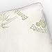 Equinox International Queen/Standard Size 17 X 25-Inches Shredded Memory Foam Pillow with Removable Bamboo Soft Pillow Case
