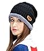 HINDAWI Womens Slouchy Beanie Winter Hat Knit Warm Snow Ski Skull Cap Black