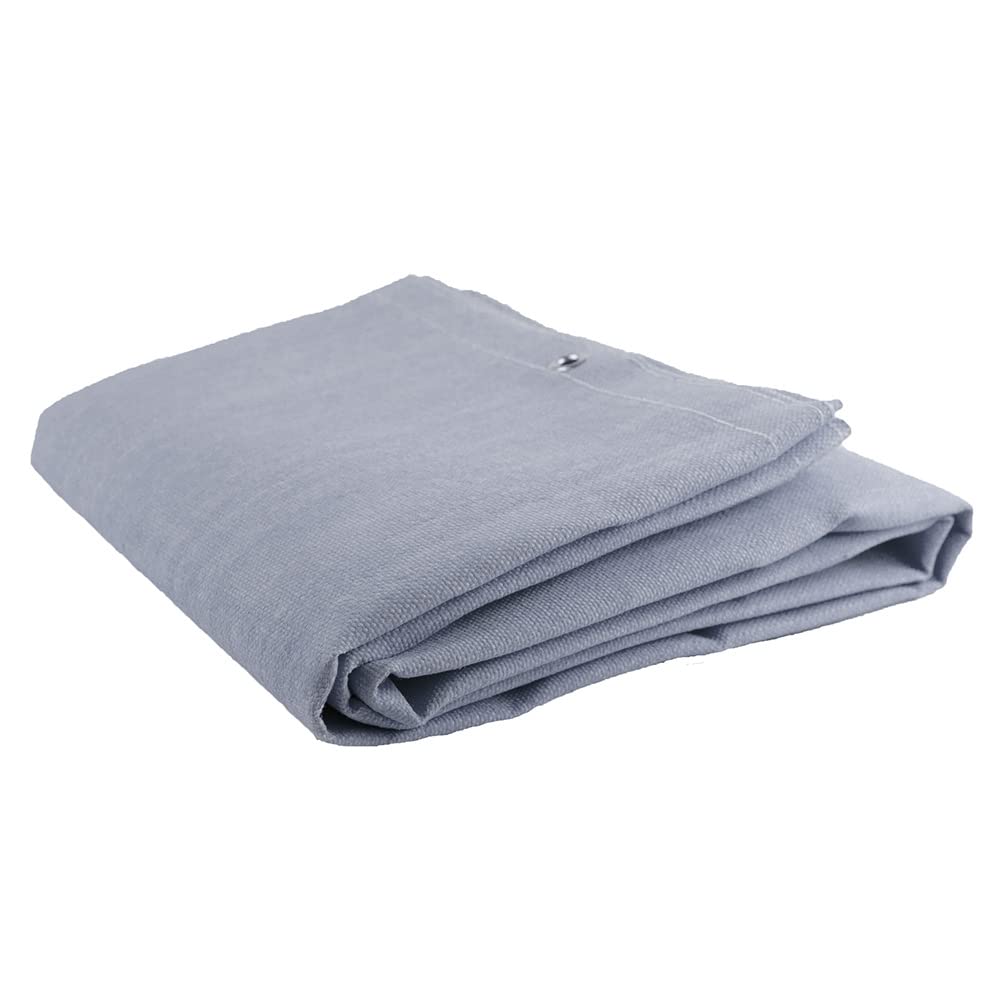 JACKSON SAFETY Welding and Grinding Protective Blanket PU Coated Fiberglass, 1m x 1m 550°C working temp, with grommets for hanging J2716