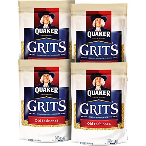 Quaker White Corn Old Fashioned Grits, 24 Ounce (Pack of 4) Pricepulse