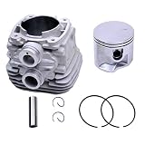 Woniu 50mm Cylinder Head Piston Kit for Stihl TS410 TS420 Cut Off Saws Replace 4238 020 1202