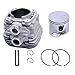 Woniu 50mm Cylinder Head Piston Kit for Stihl TS410 TS420 Cut Off Saws Replace 4238 020 1202