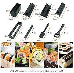 WITBASS 10 Pieces DIY Home Sushi Making tool Kit