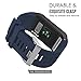 MoKo Watch Band Compatible with Garmin Vivoactive HR, Soft Silicone Replacement Watch Band ONLY for Garmin Vivoactive HR Sports GPS Smart Watch with Adapter Tools - Midnight BLUE