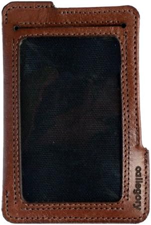 Allegory Men's The Kit Front-Pocket Wallet ID Pocket/Money Clip Standard - US Currency Coffee Brown