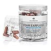 SoundBarren-Foam-Earplugs-30-Pairs-Ultra-Soft-Individually-Wrapped-with-Highest-Level-of-Hearing-Protection-Comfortable-Sound-Blocking-for-Sleeping-Shooting-Snoring-Construction-Concerts