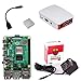 Vilros Basic Starter Kit for Raspberry Pi 4 Model B with Official Raspberry Pi Accessories-Includes: Raspberry Pi 4 Board, Official Raspberry Pi Case, Case Fan, Power Supply and More (1GB, Red/White)